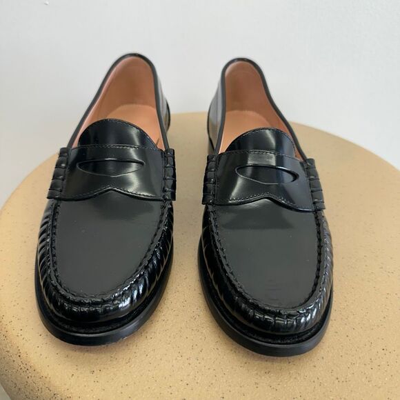 J. Crew Women’s Winona Leather Pinch Penny Loafer - Picture 5 of 14